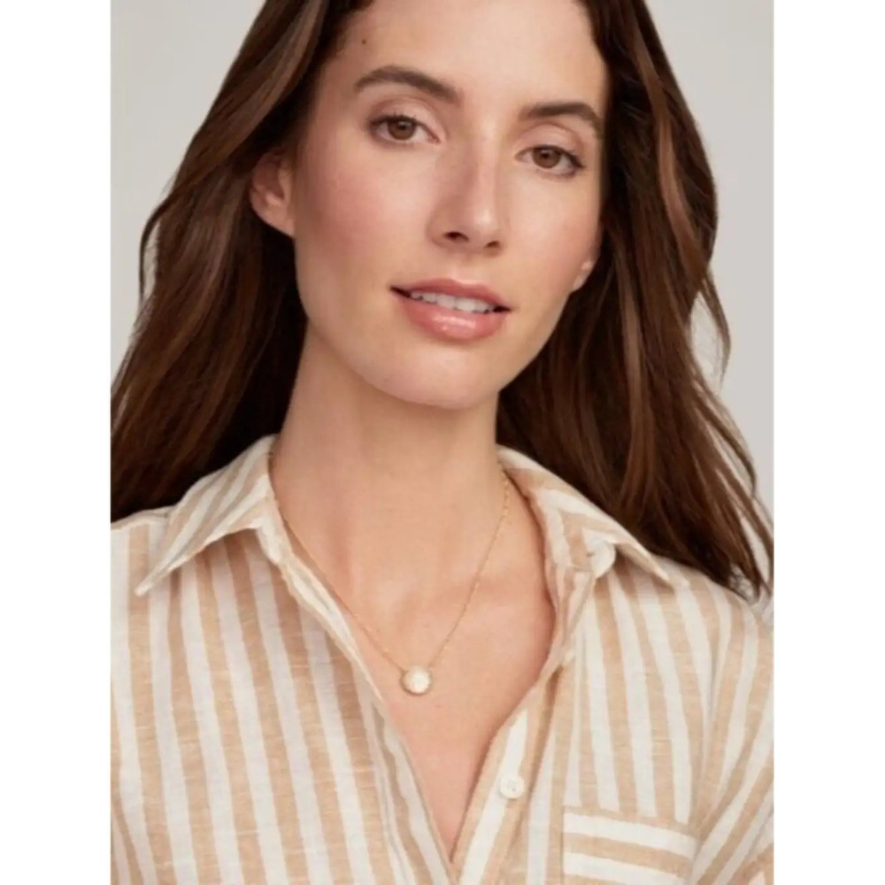 ?????? Kendra Scott x Sand Dollar Gold Short Pendant Necklace - Picture 5 of 5